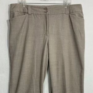 Womens Lane Bryant Wide Leg Dress Pants 18 Average Brown